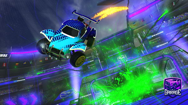 A Rocket League car design from Hexalom