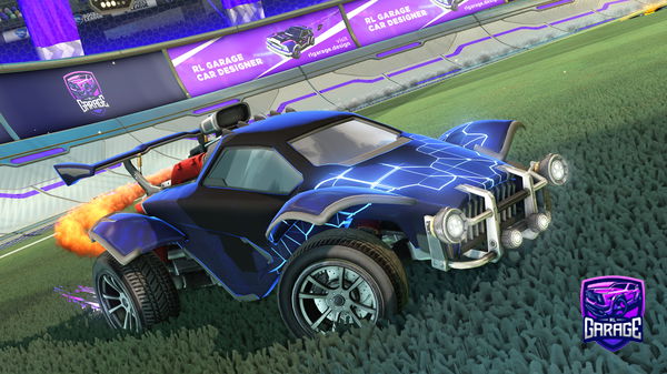 A Rocket League car design from prong