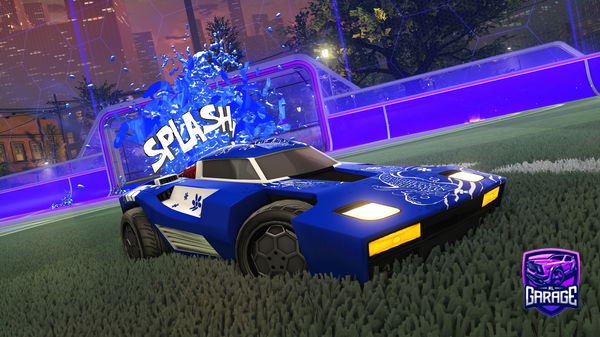 A Rocket League car design from RigIsMid