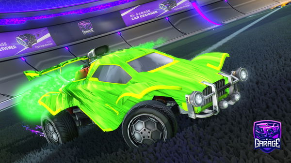 A Rocket League car design from TripleSider