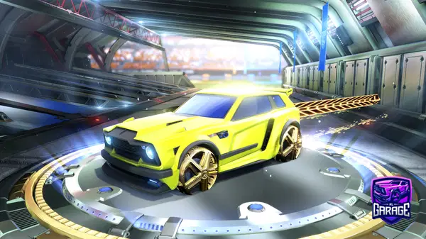 A Rocket League car design from Banaaniinn
