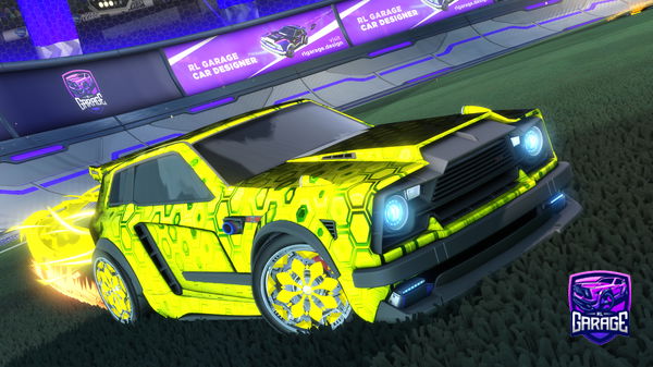 A Rocket League car design from dinogod444