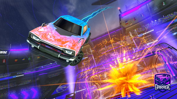 A Rocket League car design from BlindWyvern