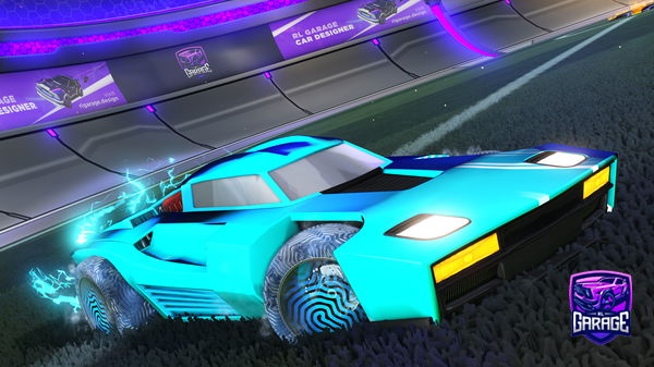 A Rocket League car design from Wolf_07
