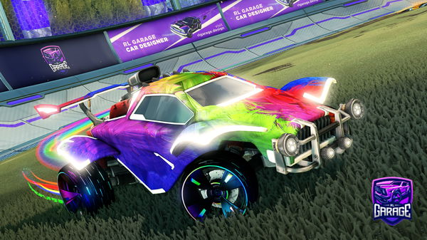 A Rocket League car design from Stikp0