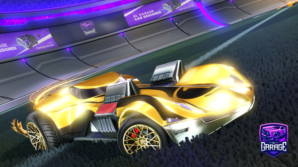 A Rocket League car design from DANIELODURI