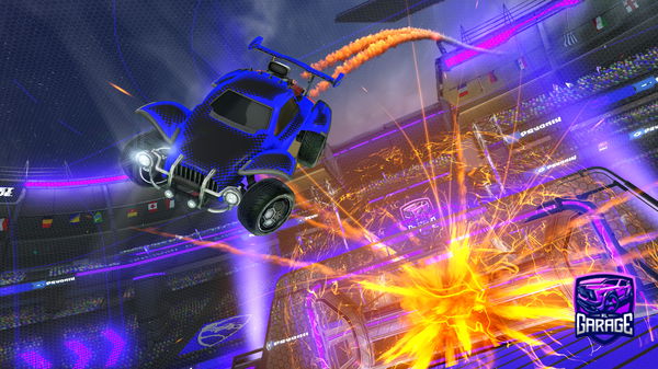 A Rocket League car design from xrqdd