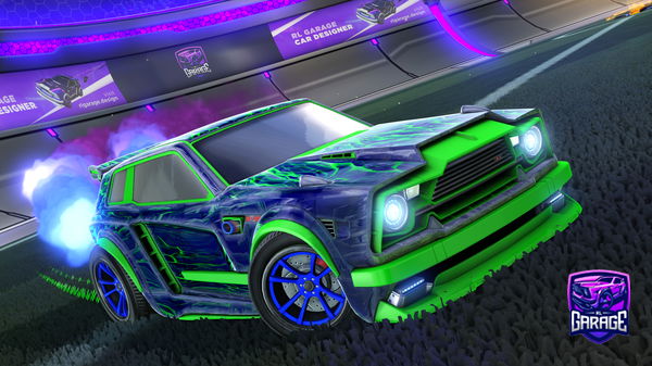 A Rocket League car design from smilingrn