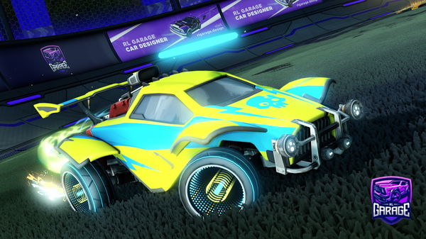 A Rocket League car design from Nexoyzz