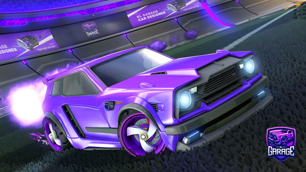 A Rocket League car design from Mazda3