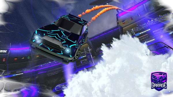 A Rocket League car design from Kartka123