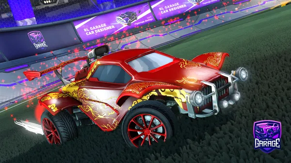 A Rocket League car design from Skizzly