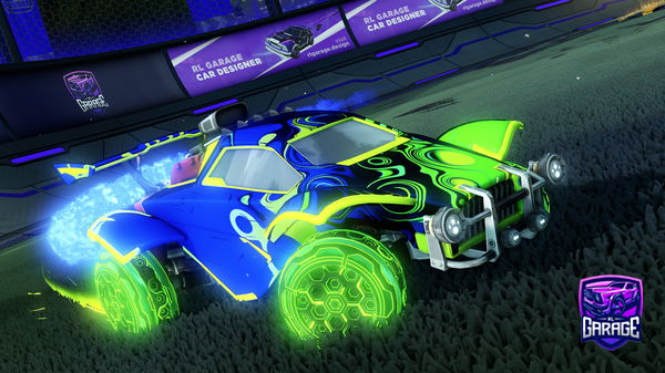 A Rocket League car design from CurrentName605