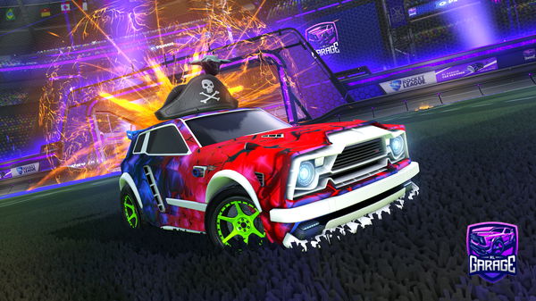 A Rocket League car design from k4rapuka55