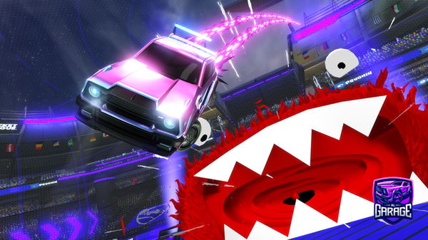 A Rocket League car design from MyDirtyGamertag