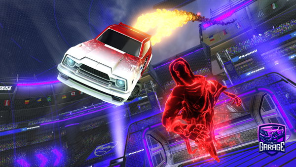 A Rocket League car design from DR3VM1