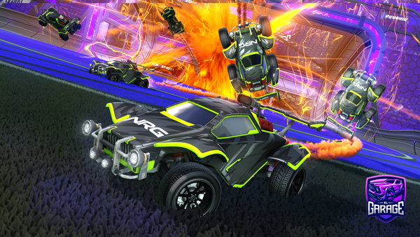 A Rocket League car design from clippedulol