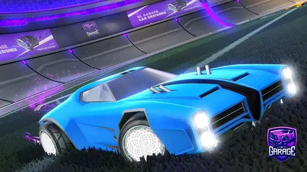 A Rocket League car design from gar-7