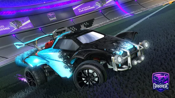 A Rocket League car design from Dampersphere184