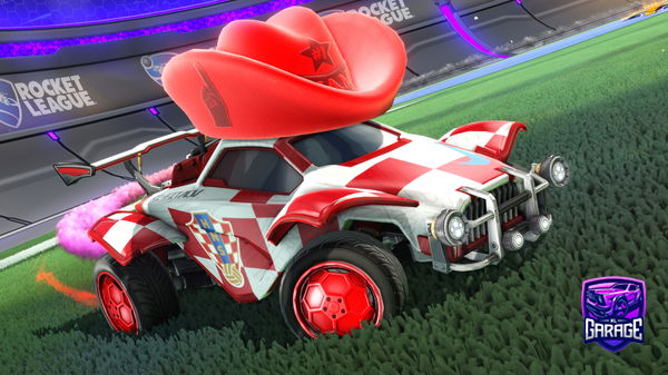 A Rocket League car design from Skeleton69