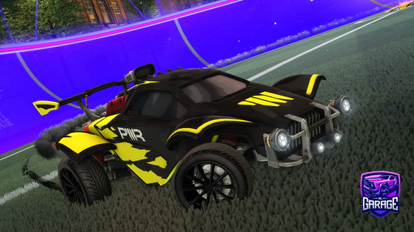 A Rocket League car design from afterglvwwwontt