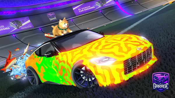 A Rocket League car design from PuggyGamer21