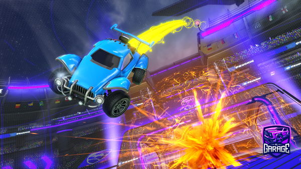 A Rocket League car design from Ztheamazing