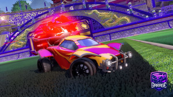 A Rocket League car design from Opai_Senpai