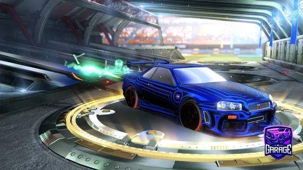 A Rocket League car design from N0TJ1NX