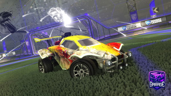 A Rocket League car design from Jajabinks123
