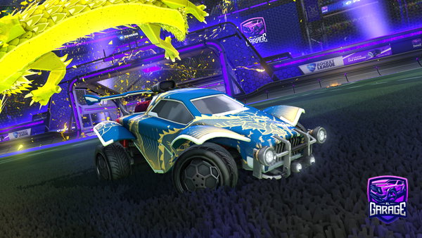 A Rocket League car design from MKWI_R1