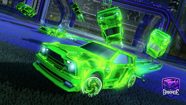 A Rocket League car design from merlinNPC
