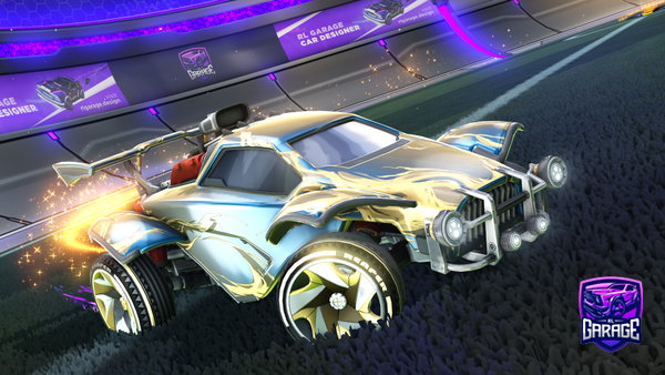 A Rocket League car design from EyfinAim