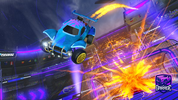 A Rocket League car design from AllianceLunasola