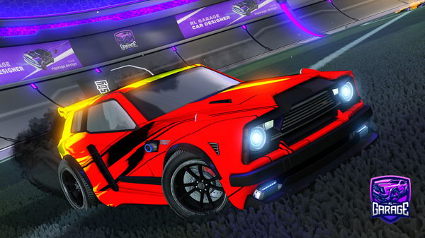 A Rocket League car design from C0SMIXITY