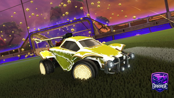 A Rocket League car design from Hdhchdcdfd