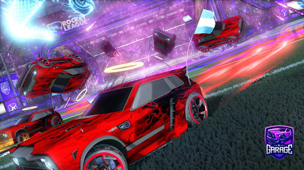 A Rocket League car design from Elgatopiniway69