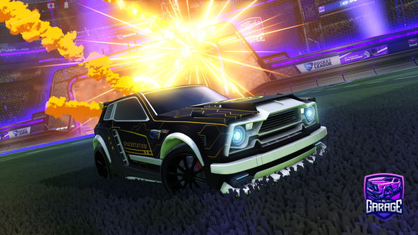 A Rocket League car design from HockeyGar27