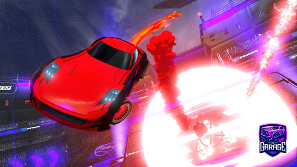 A Rocket League car design from Hamytsi