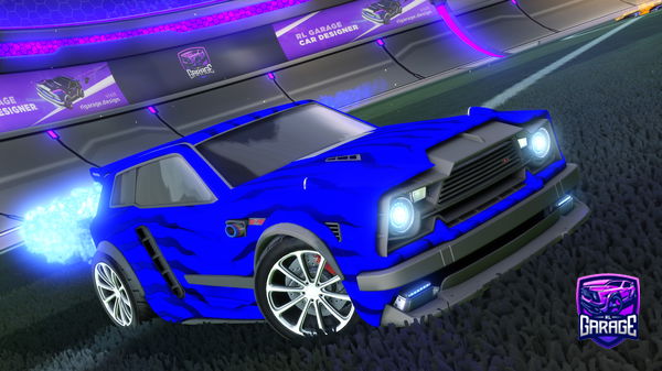 A Rocket League car design from Beinggforyou