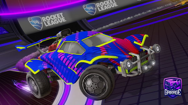 A Rocket League car design from Synxy26