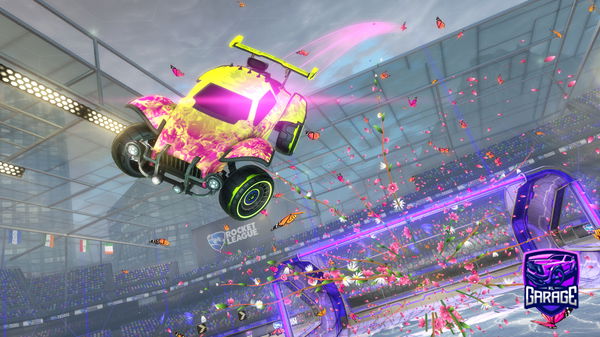 A Rocket League car design from animeexofi