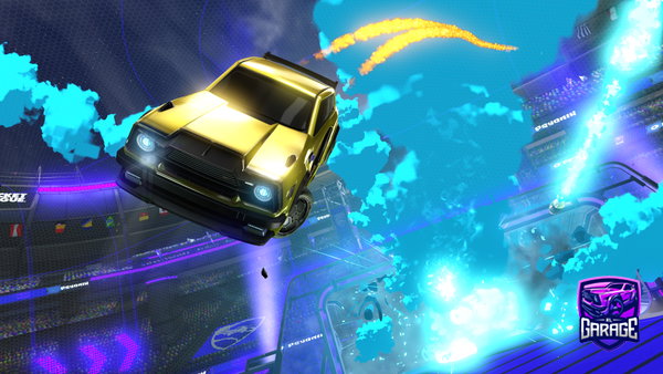 A Rocket League car design from xvnrYT