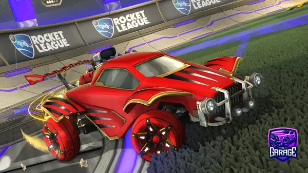 A Rocket League car design from stova