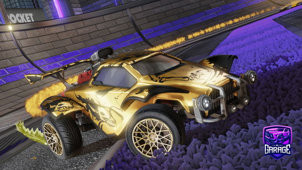 A Rocket League car design from Industryfox