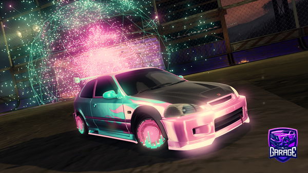 A Rocket League car design from Joshywoshylolll