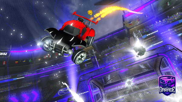 A Rocket League car design from Foxscape12
