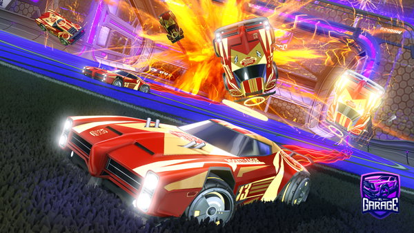 A Rocket League car design from Raninkej