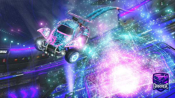 A Rocket League car design from MrPoisson