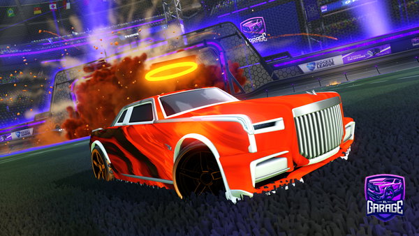 A Rocket League car design from Predator_Dark27